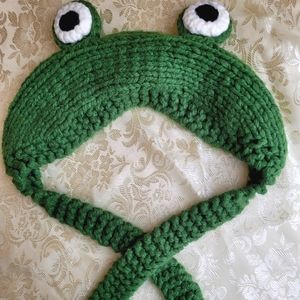 Frog Design Knit Hat